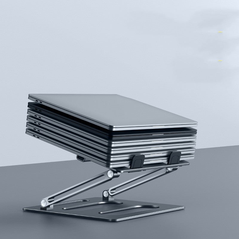 Adjustable Aluminum Laptop Stand with Elevated Lift Design