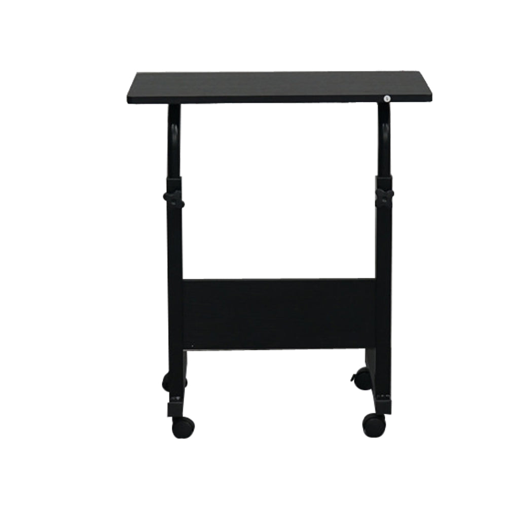 Adjustable Rolling Side Table, Multi-Purpose Mobile Desk