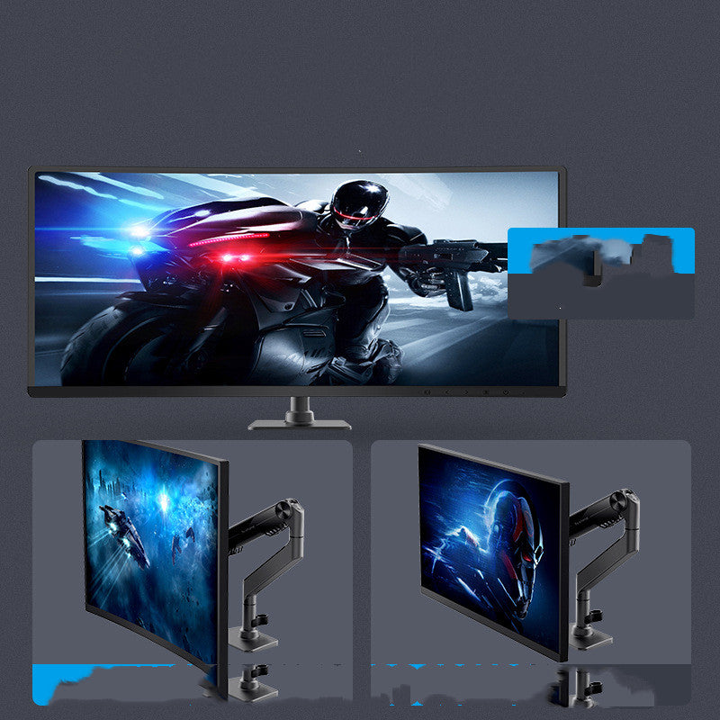 Adjustable Gas-Spring Monitor Stand for Desktops (Up to 36″ Displays)