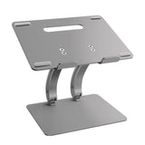 Adjustable Aluminum Laptop Stand with Folding Design and Cooling Base