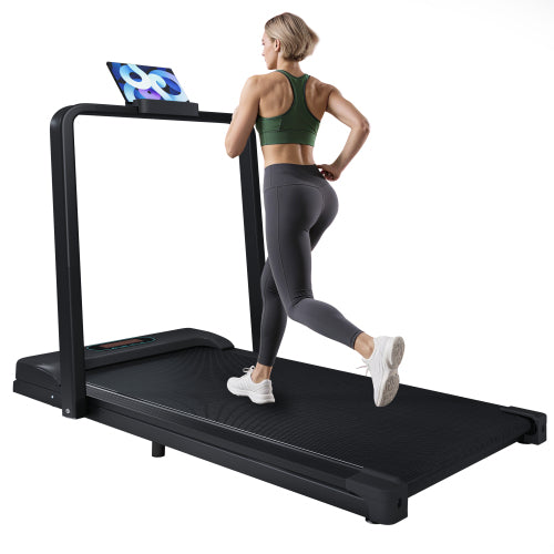 Folding Under-Desk Treadmill with Bluetooth, Remote Control, and LCD Display (1–6 km/h)
