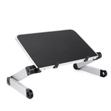 Foldable Adjustable Laptop Stand and Tablet Desk with 360° Rotation