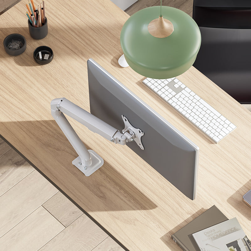 Rotating Telescopic Monitor Arm with Mechanical Spring for 17–27 Inch Screens