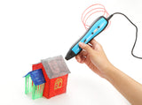 Children’s 3D Printing Pen with Adjustable Temperature and LCD Display