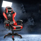 Ergonomic Esports Gaming Chair with Reclining Backrest and Linkage Armrests