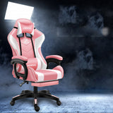 Ergonomic Esports Gaming Chair with Reclining Backrest and Linkage Armrests