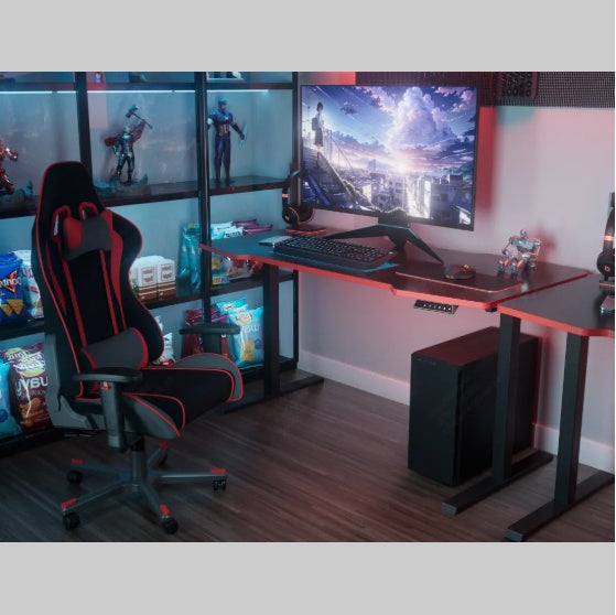 Electric Standing Desk – Adjustable Height Whole-Piece Workstation (55")